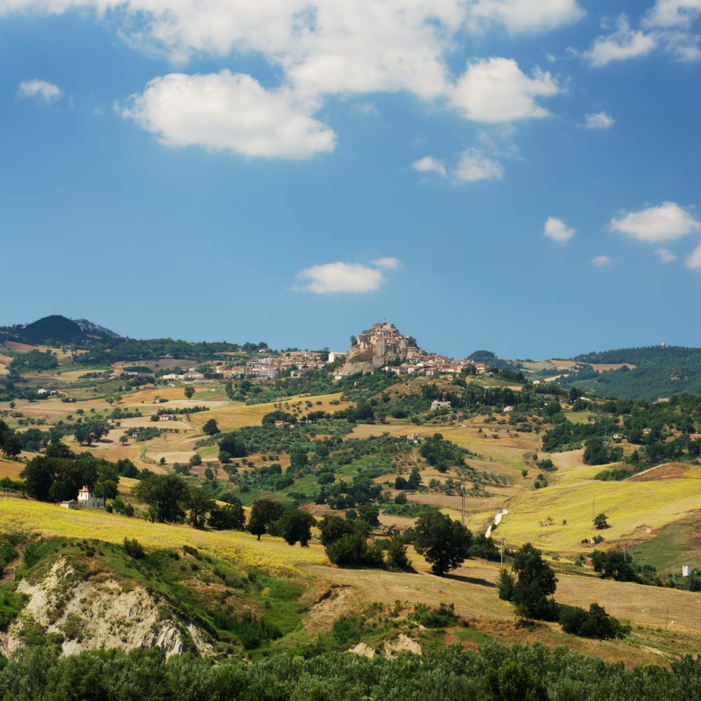 The villages of Limosano and S. Angelo Limosano, in the region of Molise