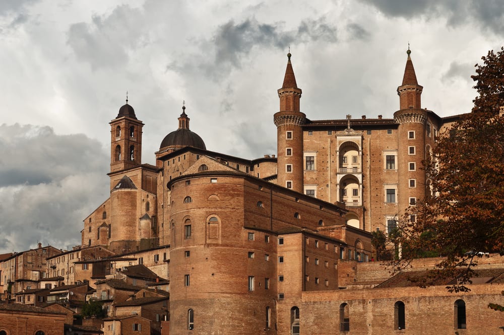 The Ducal Palace in Urbino, a beautiful city in Le Marche