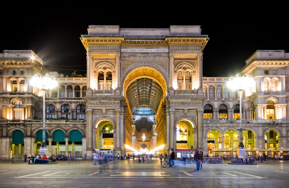 Milan, the capital of the region of Lombardy