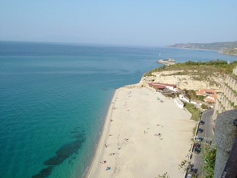 Great beach in Calabria Italy