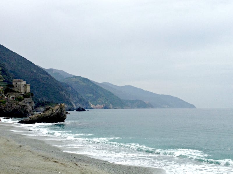 Beach in Liguria