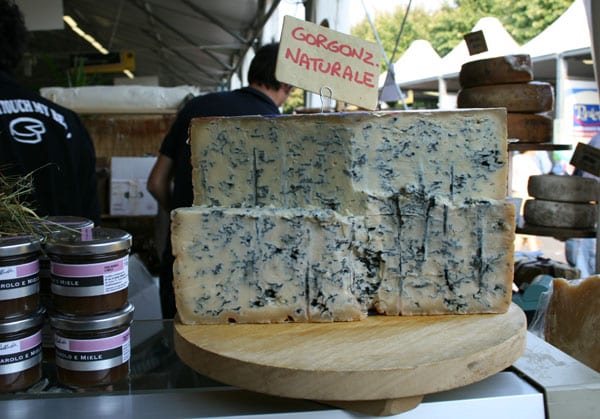 Gorgonzola, a cheese in Italy