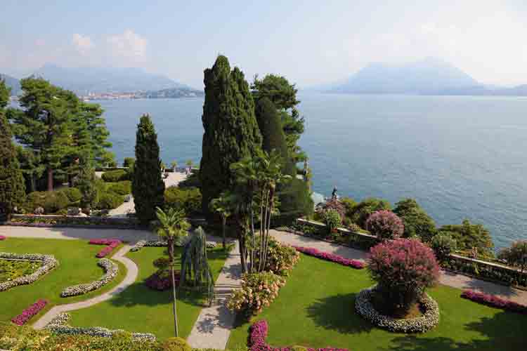 Italy's lakes (and their villas), like Isola Bella on Lago Maggiore, are especially gorgeous in springtime