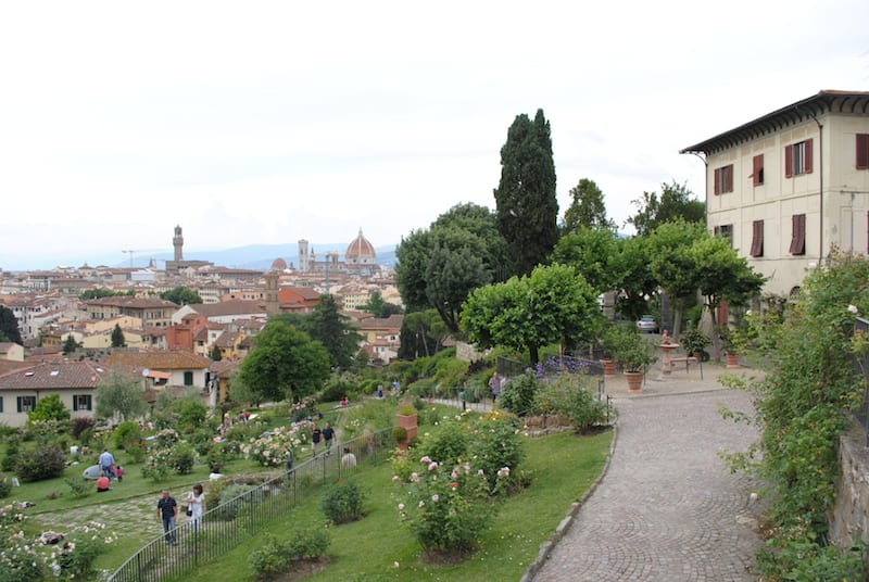 Rose Garden in Florence, Tuscany