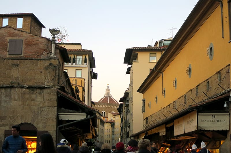 Shopping in Florence on Ponte Vecchio