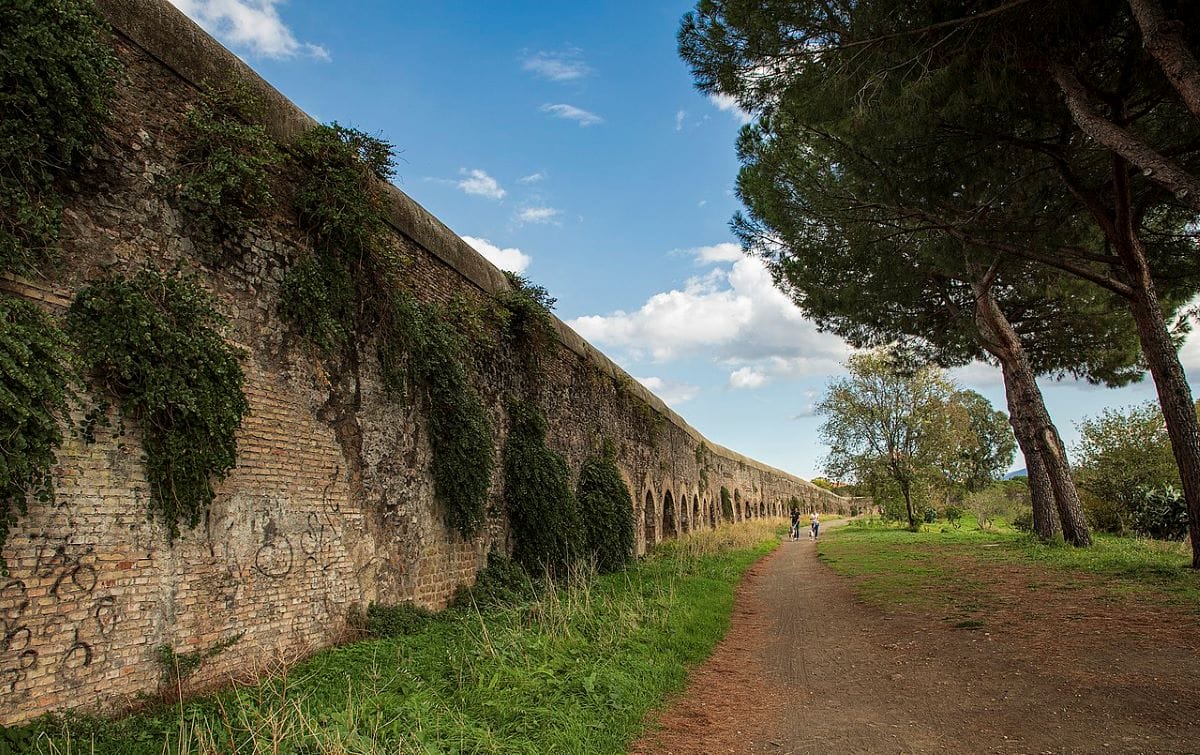 Parco degli Acquedotti which was commissioned by one of the crazy Roman Emperors in Italy. 