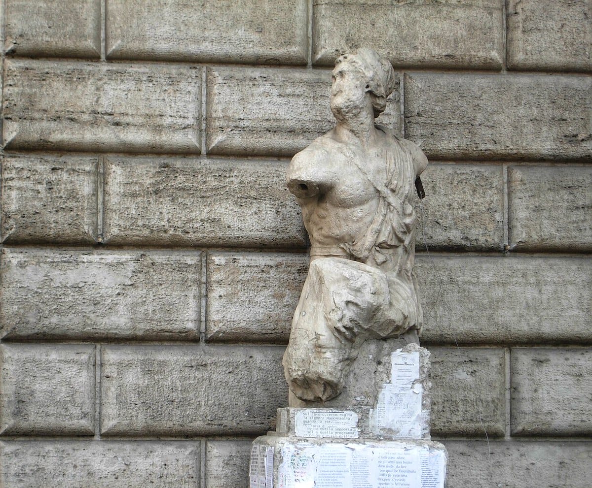 Pasquino Statue in Rome