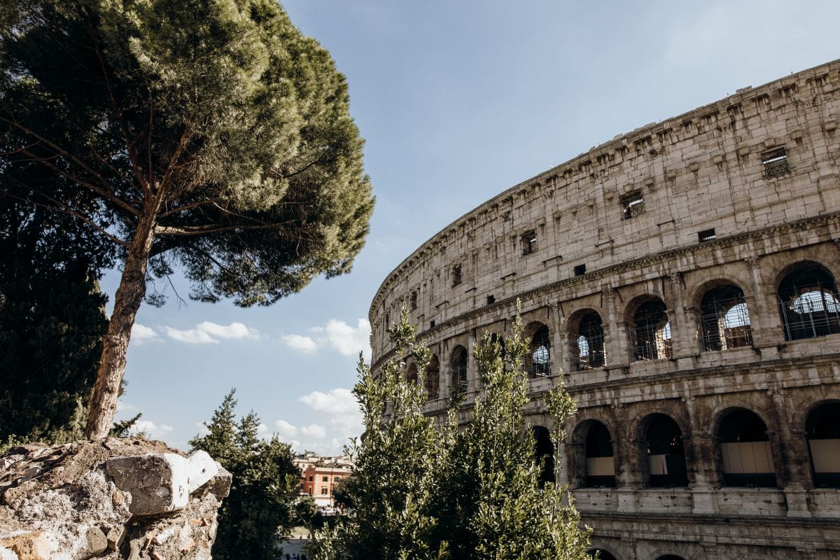 Coliseum in Rome. 