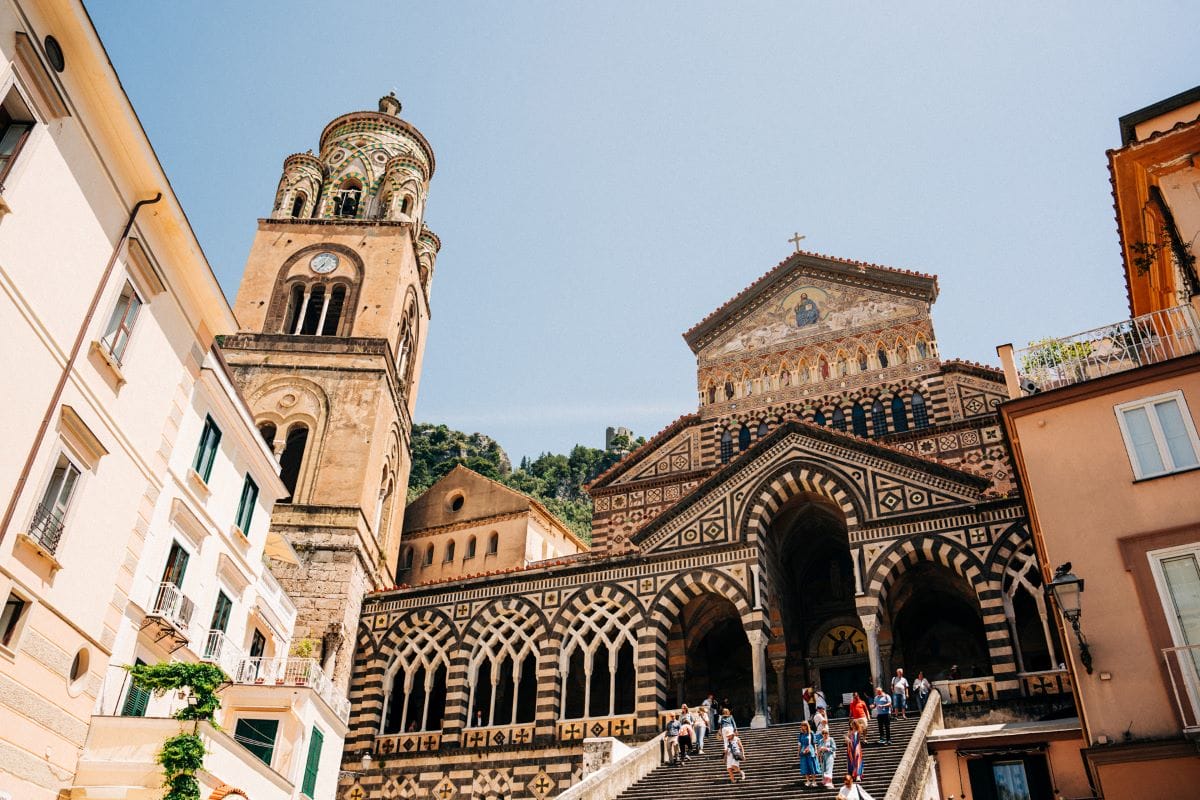 an ornate church with a bell tower