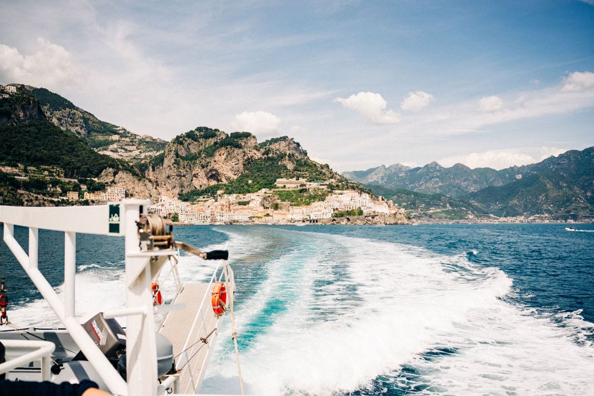 People on one of the best Amalfi Coast boat tours.